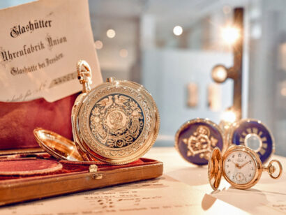 Taschenuhren im Uhrenmuseum Glashütte