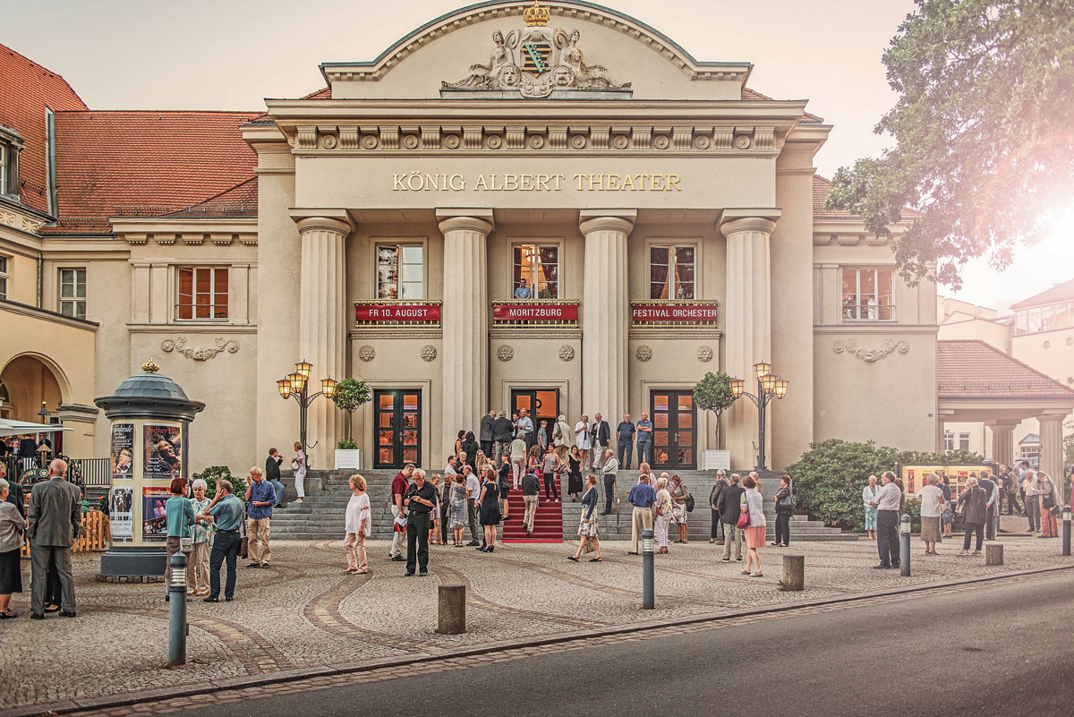 Als kulturelles Zentrum Bad Elsters zieht das König Albert Theater nicht nur Kurgäste an.