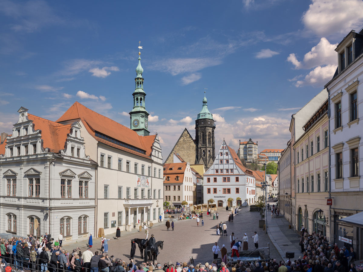 Historischer Marktplatz von Pirna