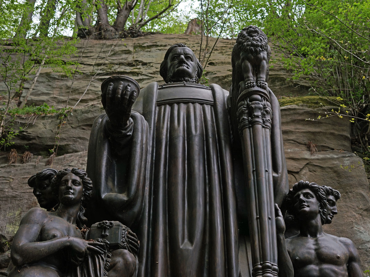 Wagner-Denkmal aus Bronze